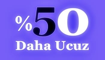 %50 Daha Ucuza Konaklayın