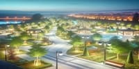 Samsun Doğu Park Gece Manzarası
